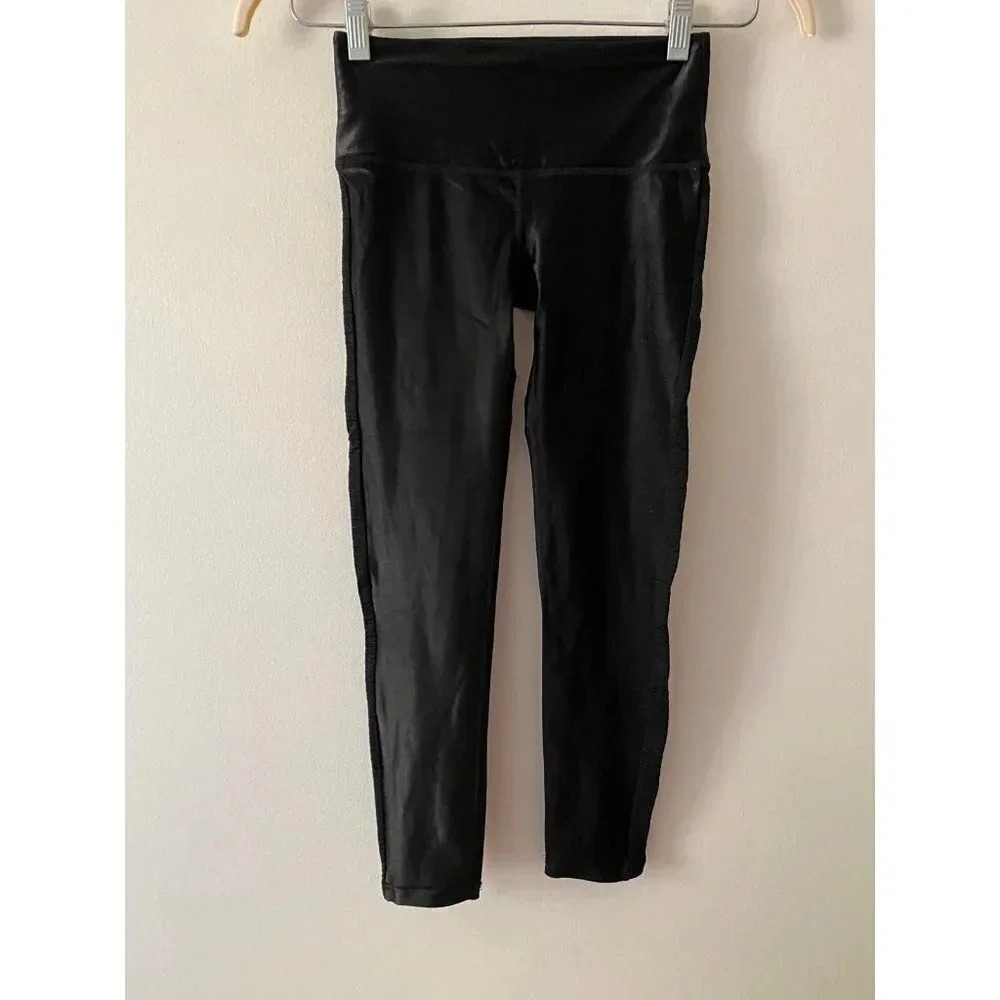 Noli Yoga Leggings Women’s XS Black Gloss - Picture 2 of 7